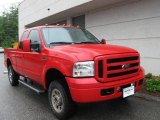 Red Clearcoat Ford F250 Super Duty in 2006