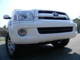 Natural White Toyota Sequoia in 2006