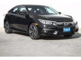 2017 Crystal Black Pearl Honda Civic EX-T Sedan #121801921