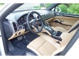 2015 Porsche Cayenne S Black/Luxor Beige Interior