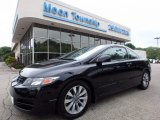 2011 Crystal Black Pearl Honda Civic EX Coupe #121808224