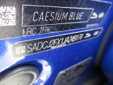 2018 F-PACE Color Code for Caesium Blue Metallic - Color Code: JHK