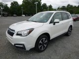 Crystal White Pearl Subaru Forester in 2018