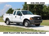 2005 Oxford White Ford F250 Super Duty XL SuperCab 4x4 #121824644