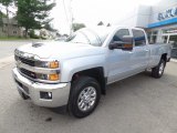 2017 Silver Ice Metallic Chevrolet Silverado 3500HD LT Crew Cab 4x4 #121846995