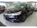 2017 Crystal Black Pearl Honda Accord Touring Sedan #121891088