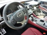 2017 Lexus RC 350 F Sport AWD Circuit Red Interior