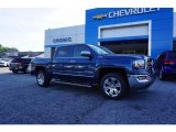 2017 Stone Blue Metallic GMC Sierra 1500 SLT Crew Cab 4WD #121945937