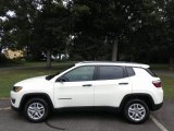 2017 Bright White Jeep Compass Sport #121945666