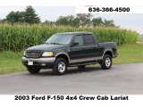 Dark Highland Green Metallic Ford F150 in 2003