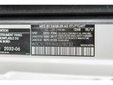 2017 G Color Code for designo Manufaktur Mystic White - Color Code: 048