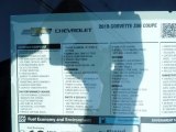 2018 Chevrolet Corvette Z06 Coupe Window Sticker