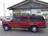 1995 Bright Red Chevrolet Suburban K1500 LS 4x4 #12133425