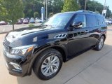 2017 Infiniti QX80 AWD Front 3/4 View