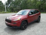 2017 Deep Cherry Red Crystal Pearl Jeep Cherokee Sport Altitude #121993671