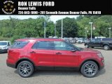 2017 Ruby Red Ford Explorer Sport 4WD #122023396