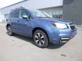 2018 Quartz Blue Pearl Subaru Forester 2.5i Limited #122023667