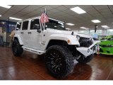 2017 Bright White Jeep Wrangler Unlimited Sahara 4x4 #122023519