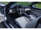 2017 Porsche 911 Carrera 4 Cabriolet Graphite Blue/Chalk Interior