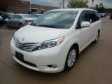 2017 Blizzard White Pearl Toyota Sienna Limited #122078697
