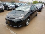 2017 Black Sand Pearl Toyota Corolla LE #122078695