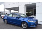 2017 Lightning Blue Ford Fusion SE #122078570