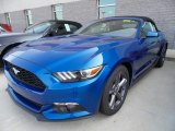 2017 Lightning Blue Ford Mustang V6 Convertible #122103652