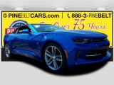 2018 Hyper Blue Metallic Chevrolet Camaro LT Convertible #122103428