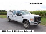 2008 Oxford White Ford F250 Super Duty XL Crew Cab 4x4 #122128414