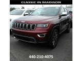 2018 Velvet Red Pearl Jeep Grand Cherokee Limited 4x4 #122153747