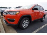 2018 Spitfire Orange Jeep Compass Sport #122189357