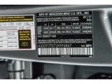 2018 GLS Color Code for Selenite Grey Metallic - Color Code: 992