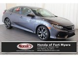 2017 Modern Steel Metallic Honda Civic Si Sedan #122212189