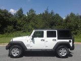 2017 Bright White Jeep Wrangler Unlimited Sport 4x4 #122266640