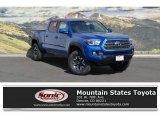 2017 Blazing Blue Pearl Toyota Tacoma TRD Off Road Double Cab 4x4 #122266680