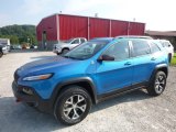 2017 Hydro Blue Pearl Jeep Cherokee Trailhawk 4x4 #122266852