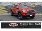 2017 Inferno Orange Toyota Tacoma TRD Off Road Access Cab 4x4 #122290378