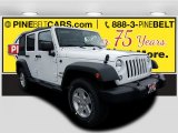2017 Bright White Jeep Wrangler Unlimited Sport 4x4 #122290401