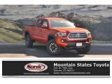 2017 Inferno Orange Toyota Tacoma TRD Off Road Double Cab 4x4 #122346128