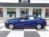 2016 Deep Impact Blue Metallic Ford Fusion S #122369650