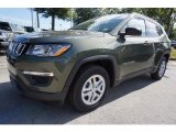 2018 Olive Green Pearl Jeep Compass Sport #122390813