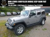 2017 Billet Silver Metallic Jeep Wrangler Unlimited Sport 4x4 #122390749
