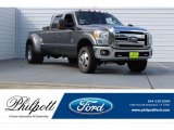 2011 Sterling Gray Metallic Ford F350 Super Duty Lariat Crew Cab 4x4 Dually #122390936