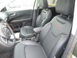 2018 Jeep Compass Trailhawk 4x4 Black/Ruby Red Interior