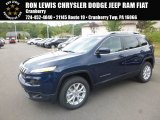 2018 Patriot Blue Pearl Jeep Cherokee Latitude Plus 4x4 #122390776