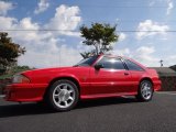1993 Bright Red Ford Mustang SVT Cobra Fastback #122390551