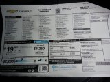 2018 Chevrolet Camaro SS Convertible Window Sticker