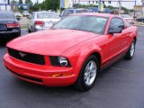 2008 Torch Red Ford Mustang V6 Deluxe Coupe #12238400