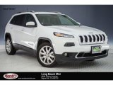 2017 Bright White Jeep Cherokee Limited #122479965