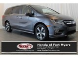 2018 Modern Steel Metallic Honda Odyssey Touring #122540424
